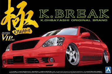Aoshima 1/24 Super VIP car K-BREAK Toyota 30 Celsior latter term (TYPE S) plastic kit , AOS09628, by AOSHIMA