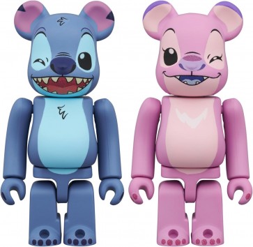 Medicom Toy BE@RBRICK Stitch & Angel 2Pcs Set, MED16551, by MEDICOM TOY