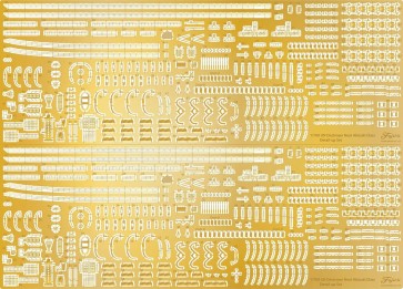 Fujimi 1/700 Grade-Up Parts Series No.143 Genuine Photo-Etched Parts for IJN Akizuki-class destroyer Akizuki/Hatsuzuki (1944)/Operation Shoichi-Go, FUJ17249, by FUJIMI