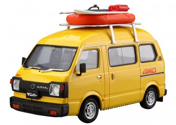 AOSHIMA 1/24 The Model Car No.55 Subaru K88 Sambar High roof 4WD '80, AOS54222, by AOSHIMA