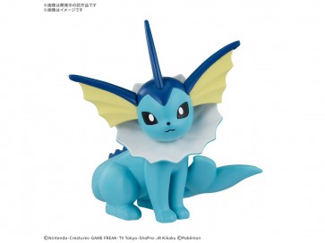 Bandai Pokemon Plamo Collection Quick!! 27 Vaporeon, BAN25356, by BANDAI