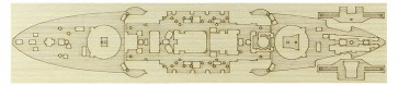 Hasegawa 1/700 QG 60 Japan Navy Battleship Mikasa wooden deck , HAS21609, by HASEGAWA
