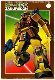 BANDAI  1/144 MSVZ 15 Zak strong forcible reconnaissance type, BAN44941, by BANDAI