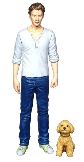 Atelier IT  1/35 A man & a dog  Completed resin figure by Hiroki Hayashi, AIT31359, by Atelier IT