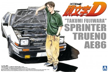 Aoshima 1/24 initial D Fujiwara Takumi 86 Treno Volume 1 specification, AOS03206, by AOSHIMA