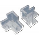 ALEC Shokunin Katagi Clear Acrylic 3-way Right Angle Kakusan, ALC13355, by ALEC