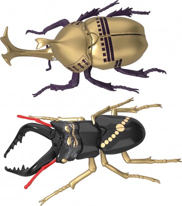 Fujimi Jiyuu Kenkyuu Series No.255 Warlord Edition Rhinoceros Beetle Ieyasu Tokugawa/Stag Beetle Tadakatsu Honda Specifications, FUJ71654, by FUJIMI