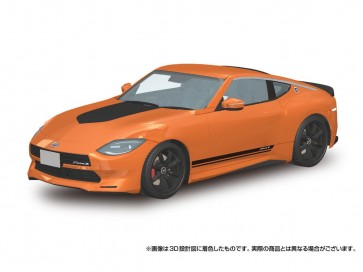 Aoshima 1/24 Raku-Pla Snap Car No.07-OR RZ34 FAIRLADY Z Customized Edition 2024 432 Orange, AOS68472, by AOSHIMA
