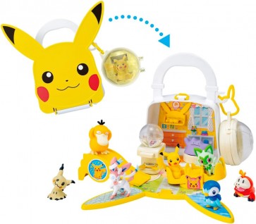 TAKARA TOMY Pocket Monster Moncolle Best Friends Room Bag Pikachu, TAK94411, by TAKARA TOMY