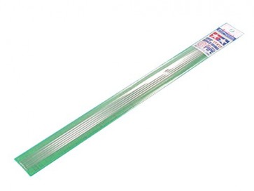 TAMIYA Clear plastic material 3mm pipe (6 pieces), TAM70135, by TAMIYA