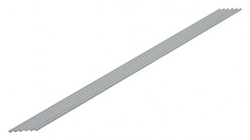 Wave Material series Plastic Material triangle bar [Gray] 2.0 mm 6 pieces ＯＭ-492, WAV23527, by WAVE