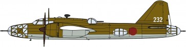 Hasegawa 1/72 Mitsubishi Ki67 Type 4 Heavy Bomber Hiryu 4th Instruction Squadron, HAS24700, by HASEGAWA