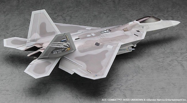 Hasegawa 1/48 Ace Combat 7 Skies Unknown F-22 Raptor Strider 1