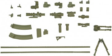 TOMYTEC 1/12 LittleArmory [LD022] Guns Accessory A2  , TMT00359, by TOMYTEC