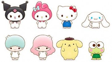 MegaHouse CHOKORIN MASCOT SANRIO CHARACTERS: 1BOX (8PCS)  , MEG28669, by MEGAHOUSE