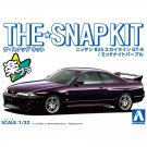 Aoshima 1/32 The Snap Kit No.15-A Nissan R33 Skyline GT-R (Midnight Purple), AOS64542, by AOSHIMA