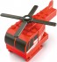 TAKARA TOMY Tomica Plarail Block Fire Helicopter, TAK91083, by TAKARA TOMY