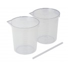 Mineshima Japan Beaker set 500cc 2pcs, MNSTM-22, by MINESHIMA