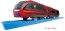 TAKARA TOMY Plarail S-44 Kintetsu Meihan Limited Express Hinotori with Light  , TAK41792, by TAKARA TOMY