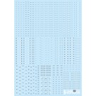 HI Q PARTS 1/144 RB03 Caution Decals White & Gray (1 Sheet), HIQ89630, by HI Q PARTS
