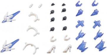 Kotobukiya Mecha Supply 35 Holonic Headdress & Holonic High Heels White Ver., KBY84708, by KOTOBUKIYA