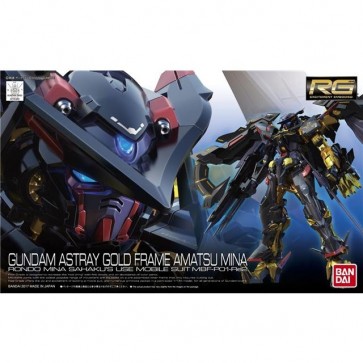 Bandai 1/144 RG Gundam Astray Gold Frame Amatsu Mina  Plastic Kit , BAN54604, by BANDAI