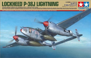 Tamiya 1/48 Kessakuki Series LOCKHEED P-38J LIGHTNING, TAM11232, by TAMIYA