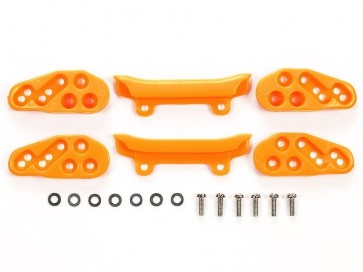 Tamiya Mini 4WD Grade Up Part FRONT UNDER GUARD (ORANGE) (MINI 4WD LIMITED)  , TAM55596, by TAMIYA