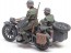 Tamiya 1/35 Military Miniature Series No.384 German KS600 Motorcycle & Sidecar, TAM53842, by TAMIYA