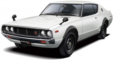 Aoshima 1/24 the model car No.15 NISSAN KPGC110 SKYLINE HT2000GT-R '73  , AOS59517, by AOSHIMA