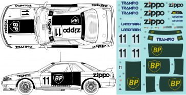 Fujimi 1/12 AXES Series No.6 BP Oil Trampio GT-R, FUJ42029, by FUJIMI