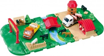 TAKARA TOMY Tomica & Town Lively Ranch Set, TAK98478, by TAKARA TOMY