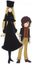 Hasegawa 1/20 GALAXY EXPRESS 999 MAETEL & TETSURO HOSHINO, HAS47893, by HASEGAWA