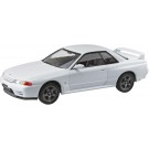 Aoshima 1/32 Raku-Pla Snap Kit No.14-CW Nissan R32 Skyline GT-R (Crystal White), AOS69202, by AOSHIMA