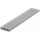 Wave Plastic = Material (Gray) Rectangular Pipe 8 x 16 mm 3pcs, WAV24463, by WAVE