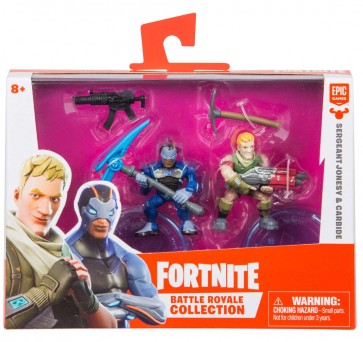 TAKARA TOMY Fortnite Collection Mini Figure 2 body set 003 Sargent Johnsy & Carbide  , TAK47046, by TAKARA TOMY