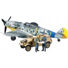 Tamiya 1/48 Messerschmitt Bf109 G-6 & Kubelwagen Type 82 Set, TAM52046, by TAMIYA