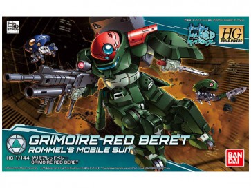 Bandai 1/144 HGBD GRIMOIRE RED BERET , BAN57356, by BANDAI