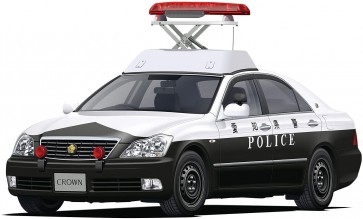 Aoshima 1/24 The Patrol Car No.7 Toyota GRS180 Crow n Patrol Car for Patrolling '05, AOS63330, by AOSHIMA