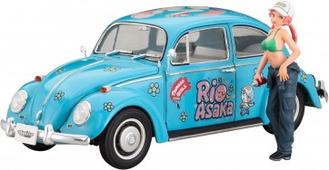 Hasegawa 1/24 Volkswagen Beetle 1966 Rio Asaka w/Figure, HAS24651, by HASEGAWA