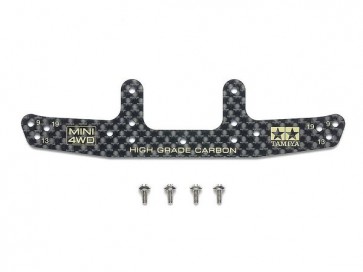Tamiya Mini 4WD Grade Up Part HG CARBON REAR BUMPER PLATE (1.5mm) [Mini 4WD Special Project], TAM56937, by TAMIYA