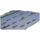 Fujimi  1/3000 IJN Guadalcanal Fleet Set (Kongo/Haruna/Isuzu/with Pre-Painted Escort Fighter), FUJ01515, by FUJIMI