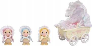 Epoch Sylvanian Families Duck Triplets' Nakayoshi Osanpo Set  , EPC47226, by Epoch