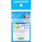 HI Q PARTS LUMI DOME 2 Fluorescent Green 3.0mm (10pcs), HIQ79488, by HI Q PARTS
