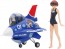 Hasegawa 1/20 Egg Girls Collection No.01 "Rei Hazumi" w/Egg Plane F-2  , HAS21728, by HASEGAWA