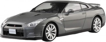 Aoshima 1/24 Pre-Painted Model No.02-B Nissan R35 GT-R '14 Dark Metal Gray  , AOS62449, by AOSHIMA
