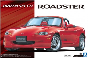 Aoshima 1/24 The Tuned Car No.61 Mazda Speed NB8C Roadster A Spec '99 (Mazda)  , AOS57698, by AOSHIMA