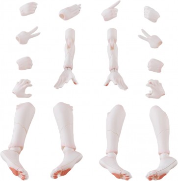 Aoshima KEMOPLA : No.KO-02RKM Arm & Leg Parts Set 01 [Khao Manee Color], AOS04405, by AOSHIMA