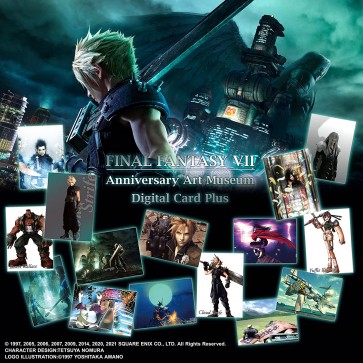 SQUARE ENIX Final Fantasy VII Anniversary Art Museum Digital Card Plus Box, SQE67783, by SQUARE ENIX
