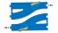TAKARATOMY Plarail single track, double-track point rail (1 piece each) R-13 , TAK12105, by TAKARATOMY
